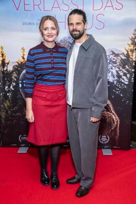 ABB FRAUWINKLER Laura Tonke and Josef Ellers on the red carpet at the special screening of the feature film *Frau Winkler verlässt das Haus* at the Cinema Paris in Berlin on October 1, 2026, Berlin, Germany