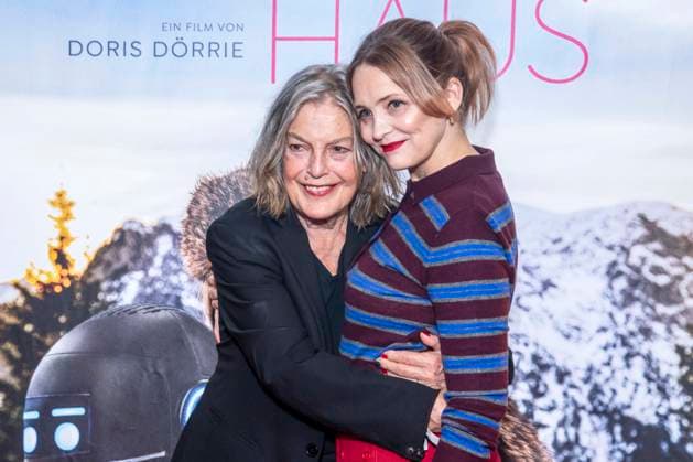 ABB FRAUWINKLER Angela Winkler and Laura Tonke on the red carpet at the special screening of the feature film *Frau Winkler verlässt das Haus* at the Cinema Paris in Berlin on October 1, 2026, Berlin, Germany