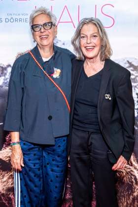 ABB FRAUWINKLER Doris Doerrie with Angela Winkler on the red carpet at the special screening of the feature film *Frau Winkler verlässt das Haus* at the Cinema Paris in Berlin, October 1, 2026, Berlin, Germany