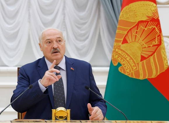 BELARUS, MINSK - OCTOBER 2, 2026: Alexander Lukashenko, President of Belarus, attends a meeting with the heads of government of the Eurasian Economic Union at the Independence Palace. Dmitry Astakhov POOL TASS 98663449