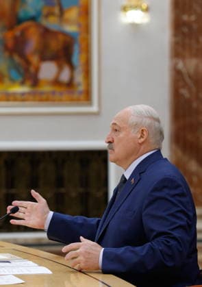 BELARUS, MINSK - OCTOBER 2, 2026: Alexander Lukashenko, President of Belarus, attends a meeting with the heads of government of the Eurasian Economic Union at the Independence Palace. Dmitry Astakhov POOL TASS 98663452