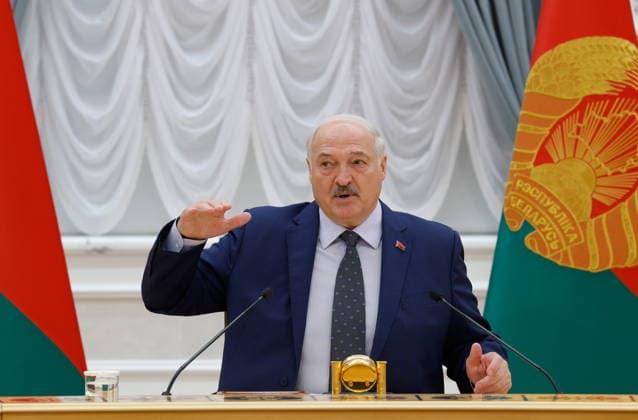 BELARUS, MINSK - OCTOBER 2, 2026: Alexander Lukashenko, President of Belarus, attends a meeting with the heads of government of the Eurasian Economic Union at the Independence Palace Minsk Belarus  - ZUMAt113 20261002_zaa_t113_134 Copyright: xDmitryxAstakhovx