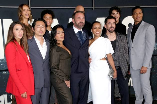 Cast at arrivals for ANIMALS Premiere, Westwood Village Theatre, Los Angeles, CA, October 01, 2026. Photo By: Priscilla Grant Everett Collection ANIMALS Premiere PUBLICATIONXNOTxINxCANxCHNxFRAxITAxJPNxNORxPOLxRUSxESPxUKxUSA