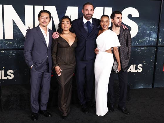World Premiere Of Netflix s Animals WESTWOOD, LOS ANGELES, CALIFORNIA, USA - OCTOBER 01: Steven Yeun, Adriana Paz, Ben Affleck, Kerry Washington and Luis Gerardo Mendez arrive at the World Premiere Of Netflix s Animals held at Westwood Village Theater on October 1, 2026 in Westwood, Los Angeles, California, United States. Westwood Westwood Village Theater California United States Copyright: xXavierxCollin ImagexPressxAgencyx