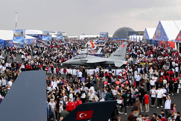 TEKNOFEST Southeast in Turkiye s Sanliurfa SANLIURFA, TURKIYE - OCTOBER 02: TEKNOFEST Southeast, world s largest aviation, space, and technology festival continues at the Sanliurfa GAP Airport with the attendance of visitors for its 15th edition in Sanliurfa, Turkiye on October 02, 2026. Harun Ozalp Anadolu Sanliurfa Turkey. Editorial use only. Please get in touch for any other usage.  Copyright: x2026xAnadoluxHarunxOzalpx