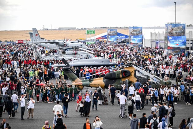 TEKNOFEST Southeast in Turkiye s Sanliurfa SANLIURFA, TURKIYE - OCTOBER 02: TEKNOFEST Southeast, world s largest aviation, space, and technology festival continues at the Sanliurfa GAP Airport with the attendance of visitors for its 15th edition in Sanliurfa, Turkiye on October 02, 2026. Harun Ozalp Anadolu Sanliurfa Turkey. Editorial use only. Please get in touch for any other usage.  Copyright: x2026xAnadoluxHarunxOzalpx