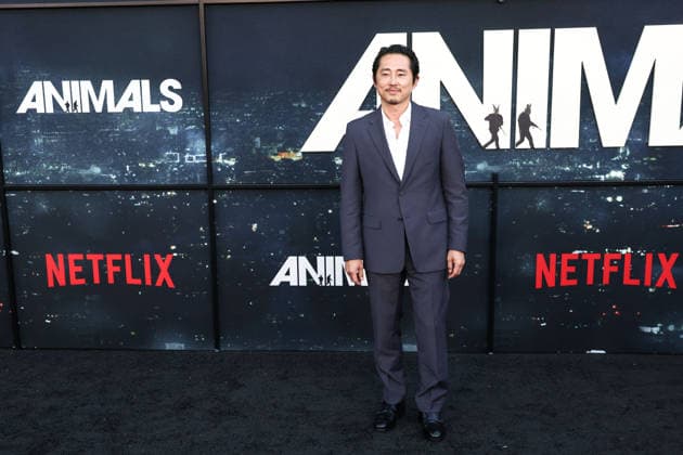 World Premiere Of Netflix s Animals WESTWOOD, LOS ANGELES, CALIFORNIA, USA - OCTOBER 01: Steven Yeun arrives at the World Premiere Of Netflix s Animals held at Westwood Village Theater on October 1, 2026 in Westwood, Los Angeles, California, United States. Westwood Westwood Village Theater California United States Copyright: xXavierxCollin ImagexPressxAgencyx