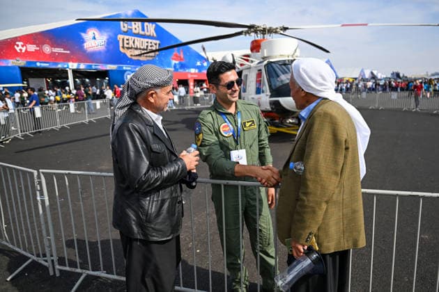 TEKNOFEST Southeast in Turkiye s Sanliurfa SANLIURFA, TURKIYE - OCTOBER 02: TEKNOFEST Southeast, world s largest aviation, space, and technology festival welcomes its visitors on the third day at the Sanliurfa GAP Airport for its 15th edition in Sanliurfa, Turkiye on October 02, 2026. Ozkan Bilgin Anadolu Sanliurfa Turkey. Editorial use only. Please get in touch for any other usage.  Copyright: x2026xAnadoluxOzkanxBilginx