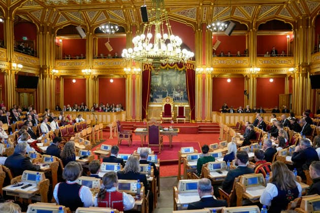 Ceremonial Opening of the Storting, Oslo, October 2, 2026 The ceremonial opening of the 171st Storting. During the opening, King Haakon will deliver the throne speech, in which he will outline the government’s policy plans for the coming year. Photo: Ole Berg Rusten, NTB, Oslo, Norway QEXzE0d2chA EDITORIAL USE ONLY Ref POLQEXzE0d2chA jpg  Copyright: xOlexBerg-Rustenx xNTBx