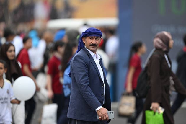 TEKNOFEST Southeast in Turkiye s Sanliurfa SANLIURFA, TURKIYE - OCTOBER 02: TEKNOFEST Southeast, world s largest aviation, space, and technology festival welcomes its visitors on the third day at the Sanliurfa GAP Airport for its 15th edition in Sanliurfa, Turkiye on October 02, 2026. Harun Ozalp Anadolu Sanliurfa Turkey. Editorial use only. Please get in touch for any other usage.  Copyright: x2026xAnadoluxHarunxOzalpx