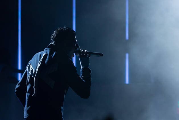 October 1, 2026, San Luis Potosi, San Luis Potosi, Mexico: Puerto Rican rapper ALVARO DIAZ performs live on stage during a concert at Teatro de la Ciudad in Parque Tangamanga 1 in San Luis Potosi, Mexico. San Luis Potosi Mexico - ZUMAm311 20261001_zip_m311_007 Copyright: xAlbertoxMartinezx