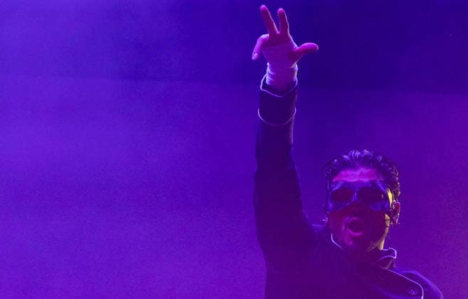 October 1, 2026, San Luis Potosi, San Luis Potosi, Mexico: Puerto Rican rapper ALVARO DIAZ performs live on stage during a concert at Teatro de la Ciudad in Parque Tangamanga 1 in San Luis Potosi, Mexico. San Luis Potosi Mexico - ZUMAm311 20261001_zip_m311_003 Copyright: xAlbertoxMartinezx