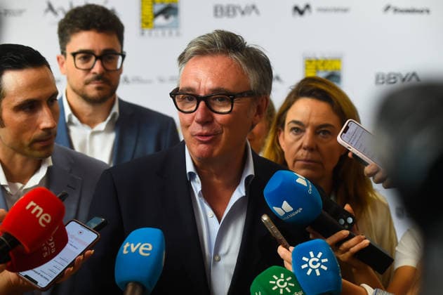 Manuel Gavira Visits the Second Edition of San Diego Comic Con in Málaga The Second Vice President of the Regional Government and Minister of Tourism, Justice, Deregulation, and Local Administration, Manuel Gavira, speaks with the media during his visit to the second edition of San Diego Comic Con On October 2, 2026, in Málaga, Andalusia, Spain The Second Vice President of the Regional Government and Regional Minister of Tourism, Justice, Deregulation, and Local Administration, Manuel Gavira, visited the second edition of San Diego Comic Con Málaga at the Palacio de Ferias y Congresos, where he toured various areas of the convention and met with Andalusian small and medium-sized enterprises (SMEs) from the audiovisual and tourism sectors. Copyright: xÃlexxZeax 7815044