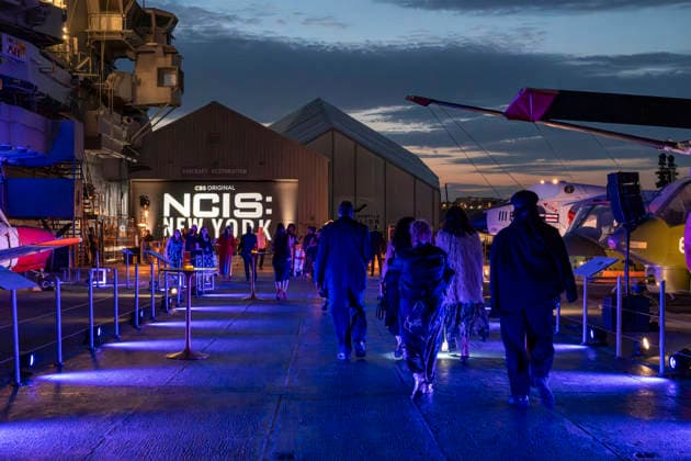October 1, 2026, New York, New York, USA: The scene aboard the USS Intrepid during the CBS, NCIS New York Premiere in New York. 1 October 2026 New York USA - ZUMAa265 20261001_zep_a265_183 Copyright: xEricxAcquayex