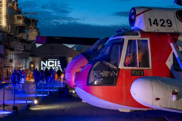October 1, 2026, New York, New York, USA: The scene aboard the USS Intrepid during the CBS, NCIS New York Premiere in New York. 1 October 2026 New York USA  - ZUMAa265 20261001_zep_a265_184 Copyright: xEricxAcquayex