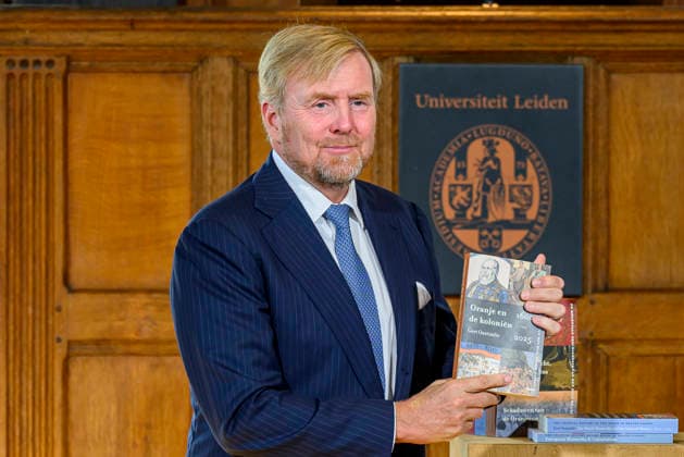 02-10-2026 Leiden King Willem-Alexander received the findings of the independent study into the role of the House of Orange-Nassau in the Netherlands colonial history at the Academy Building of Leiden University. Â Copyright: xPPEx