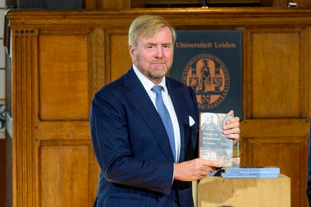 02-10-2026 Leiden King Willem-Alexander received the findings of the independent study into the role of the House of Orange-Nassau in the Netherlands colonial history at the Academy Building of Leiden University. Â Copyright: xPPEx