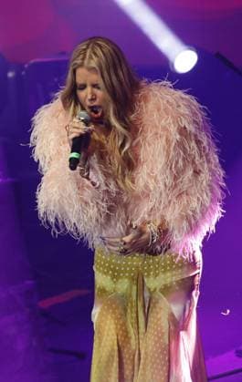 MEXICO CITY, MX - October 2: Jessica Simpson during her performance at La Maraka in Mexico City. onOctober 1, 2026. Copyright: xAlfonsoxManzano Clasos MediaPunchx