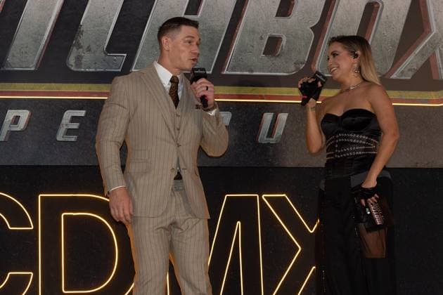 NAUCALPAN, M - OCTOBER 1: John Cena at the fan event for Matchbox: The Movie at the Toreo Parque Central shopping mall in Naucalpan, Mexico on October 1, 2026. Copyright: xMatchbox:xThexMoviex