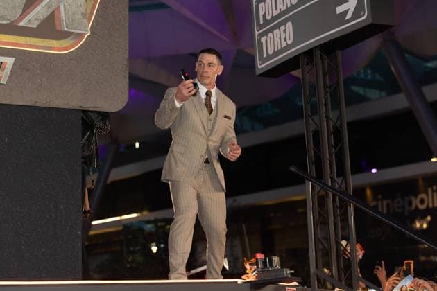 NAUCALPAN, M - OCTOBER 1: John Cena at the fan event for Matchbox: The Movie at the Toreo Parque Central shopping mall in Naucalpan, Mexico on October 1, 2026. Copyright: xMatchbox:xThexMoviex