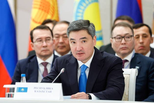 BELARUS, MINSK - OCTOBER 2, 2026: Olzhas Bektenov, Kazakhstan s Prime Minister, attends an expanded meeting of the Eurasian Intergovernmental Council Minsk Belarus  - ZUMAt113 20261002_zaa_t113_209 Copyright: xDmitryxAstakhovx