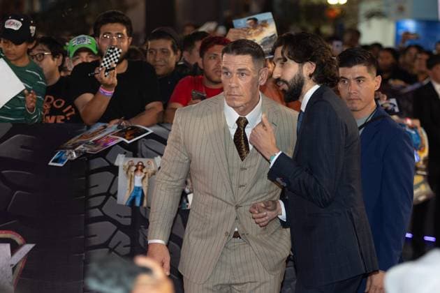 NAUCALPAN, M - OCTOBER 1: John Cena at the fan event for Matchbox: The Movie at the Toreo Parque Central shopping mall in Naucalpan, Mexico on October 1, 2026. Copyright: xMatchbox:xThexMoviex