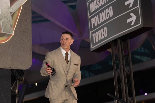 NAUCALPAN, M - OCTOBER 1: John Cena at the fan event for Matchbox: The Movie at the Toreo Parque Central shopping mall in Naucalpan, Mexico on October 1, 2026. Copyright: xMatchbox:xThexMoviex