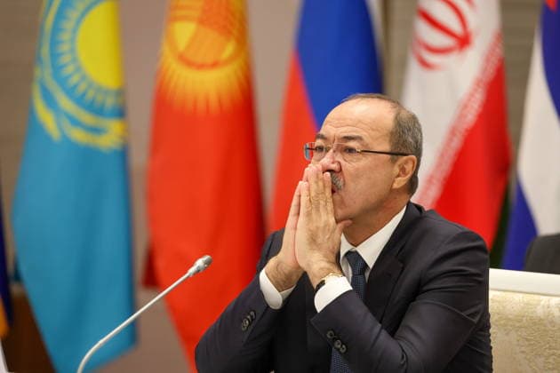 BELARUS, MINSK - OCTOBER 2, 2026: Abdulla Aripov, Uzbekistan s Prime Minister, attends an expanded meeting of the Eurasian Intergovernmental Council Minsk Belarus  - ZUMAt113 20261002_zaa_t113_239 Copyright: xAlexanderxRyuminx