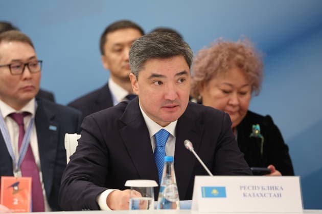 BELARUS, MINSK - OCTOBER 2, 2026: Olzhas Bektenov, Kazakhstan s Prime Minister, attends an expanded meeting of the Eurasian Intergovernmental Council Minsk Belarus  - ZUMAt113 20261002_zaa_t113_242 Copyright: xAlexanderxRyuminx