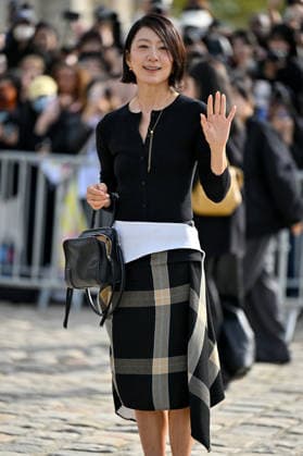 PFW Loewe Outside Arrivals Kara Wai arriving at the Loewe show during Paris Fashion Week, in Paris, France on 2 October 2026. Photo by Julien Reynaud APS-Medias ABACAPRESS.COM Paris France  Copyright: xReynaudxJulien APS-Medias ABACAx