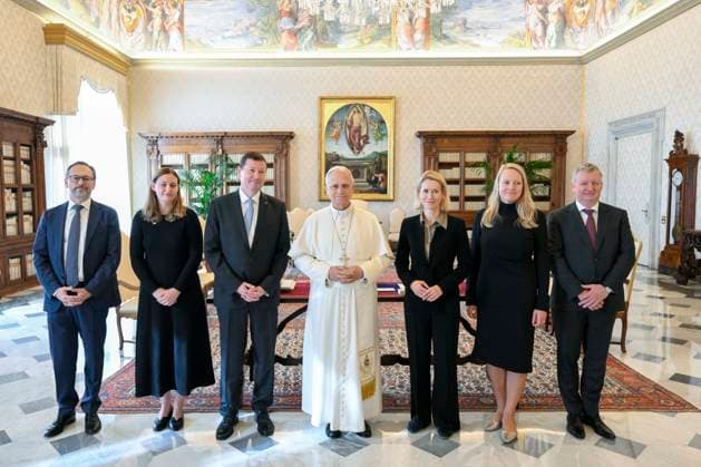 ITALY - PRIVATE AUDIENCE - VATICAN-2026 10 2 Italy, Rome, Vatican, 2026 9 30 Pope Leo XIV receives in a private audience Excellency Ms. Kaja Kallas, High Representative for Foreign Affairs and Vice President of the European Commission at The Vatican . EDITORIAL USE ONLY - NO BOOKS Copyright: xVATICANxMEDIA xCatholicxPressxPhotox