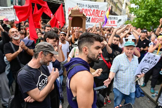 October 2, 2026, Madrid, Madrid, SPAIN: Housing activists and demonstrators confront far-right YouTubers during a protest outside the Spanish Congress of Deputies in Madrid, Spain, on October 2, 2026. The content creators are urged to leave the demonstration amid verbal confrontations with protesters, who object to their presence and recording activities. The protest, organized by the Sindicato de Inquilinas e Inquilinos de Madrid, takes place during the parliamentary vote on two housing decrees concerning tenant protection and affordable housing. Madrid SPAIN - ZUMAz108 20261002_znp_z108_039 Copyright: xRichardxZubelzux