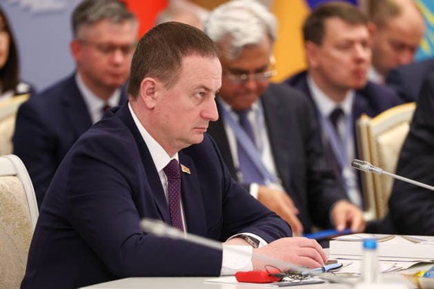 BELARUS, MINSK - OCTOBER 2, 2026: Alexander Turchin, Prime Minister of Belarus, attends an expanded meeting of the Eurasian Intergovernmental Council Minsk Belarus - ZUMAt113 20261002_zaa_t113_261 Copyright: xDmitryxAstakhovx