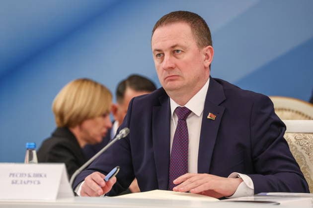BELARUS, MINSK - OCTOBER 2, 2026: Alexander Turchin, Prime Minister of Belarus, attends an expanded meeting of the Eurasian Intergovernmental Council Minsk Belarus - ZUMAt113 20261002_zaa_t113_263 Copyright: xDmitryxAstakhovx