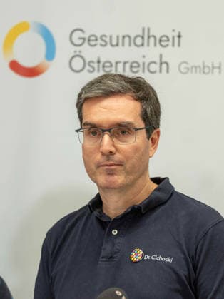 October 2, 2026 Press Conference: Health Austria—Medical Director Martin Cichocki of PVE Sonnwendviertel on October 2, 2026, at the press conference marking the 5-year anniversary of PVE Sonnwendviertel: medical care and psychosocial support under one roof at PVE Sonnwendviertel in Vienna, Vienna, Austria