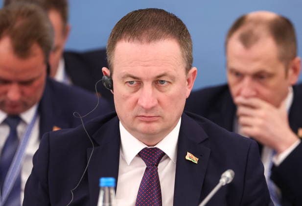 BELARUS, MINSK - OCTOBER 2, 2026: Alexander Turchin, Prime Minister of Belarus, attends an expanded meeting of the Eurasian Intergovernmental Council Minsk Belarus - ZUMAt113 20261002_zaa_t113_285 Copyright: xAlexanderxRyuminx