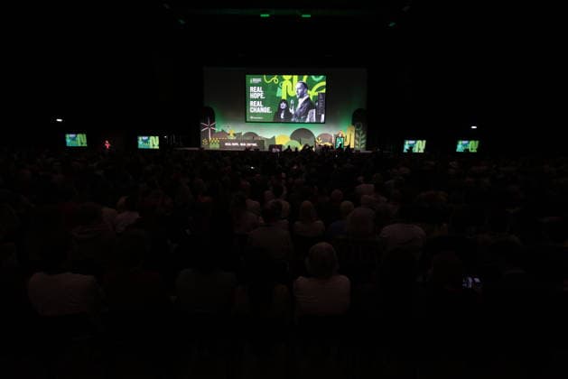 . 02 10 2026. Brighton, United Kingdom. Green Party Conference Day 1.  xMartynxWheatleyx xi-Imagesx IIM-27040-0024