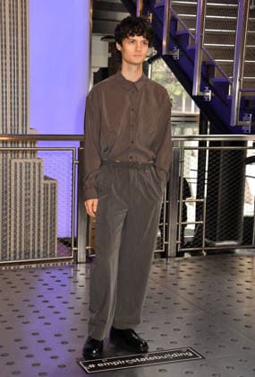 NEW YORK, NY - OCTOBER 1: Arthur Conti pictured during a visit at the Empire State Building Ahead of the Release of Mike Flannigan s Carrie on October 1, 2026 in New York City. Credit: Credit: AdMedia New York City USA  - ZUMAa123 20261001_zaa_a123_345 Copyright: xJohnxFyckex