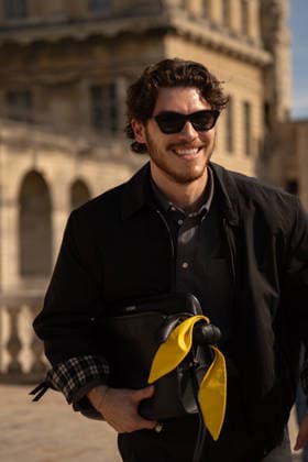 IPA89218410 - Paris, France, October 2, 2026. Guests arrive at the LOEWE Spring Summer 2027 fashion show during Paris Fashion Week Pictured: Jack Innanen  Copyright: xGINEVRAxFATARELLAx xx IPA89218410