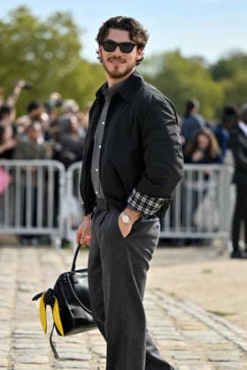 PFW Loewe Outside Arrivals Jack Innanen arriving at the Loewe show during Paris Fashion Week, in Paris, France on 2 October 2026. Photo by Julien Reynaud APS-Medias ABACAPRESS.COM Paris France Copyright: xReynaudxJulien APS-Medias ABACAx