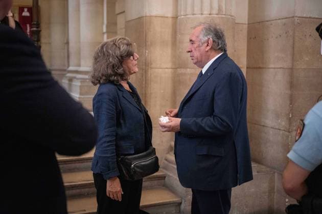 Resumption and Conclusion of the Francois Bayrou Trial - Paris AJ French politician Francois Bayrou leaves the courtroom at the end of the trial during a hearing of the appeal trial over the alleged misuse of European Parliament funds to pay fictitious parliamentary assistants for the centrist party MoDem, at the Paris courthouse in Paris on October 2, 2026. Former Prime minister François Bayrou and ten former MoDem executives must answer, starting September 9, 2026, before the Paris appeal court for misappropriation of funds in the case of the MEP assistants, a ten-year-old case in which the former Prime Minister had been acquitted at first instance. Photo by Alexis Jumeau ABACAPRESS.COM Paris France Copyright: xJumeauxAlexis ABACAx