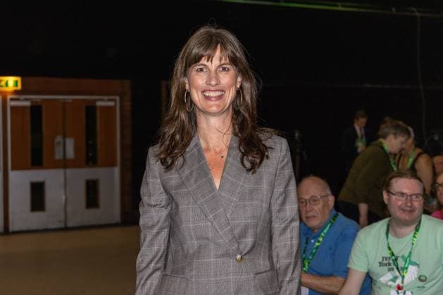 October 2, 2026, Brighton, United Kingdom: Rachel Millward, Green Party Deputy Leader, on day one of the Green Party Conference in Brighton.The Green Party hold their annual Party Conference in Brighton Brighton United Kingdom - ZUMAs197 20261002_aaa_s197_054 Copyright: xPhilxLewisx