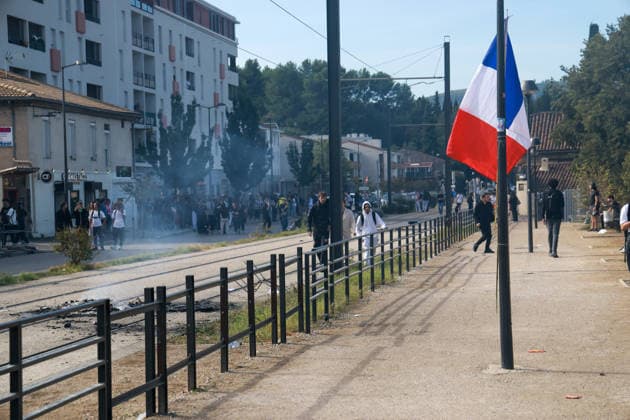 Blockade of the Joliot Curie Sixth Form College in Aubagne by pupils on 2 October 2026 - 02 11 2026 - France Bouches-du-Rhone Marseille - SylvainxRostaingx xLexPictorium LePictorium_0341603
