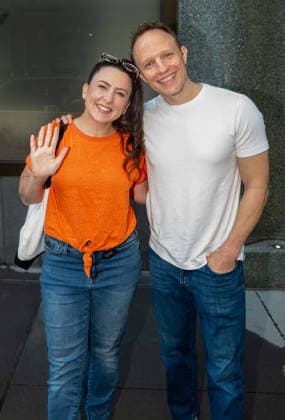 New York, NY- October 2: Ms. Rachel and Aron Accurso seen at ABC Studios on October 2, 2026. Credit: AdMedia USA - ZUMAa123 20261002_zaa_a123_027 Copyright: xCamaraxPorterx