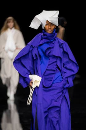 PFW - Issey Miyake Runway Models walks during Issey Miyake Women s Spring Summer 2027 collection fashion show as part of the Paris Fashion Week, in Paris on October 2, 2026. Photo by Eliot Blondet ABACAPRESS.COM Paris France France  Copyright: xBlondetxEliot ABACAx