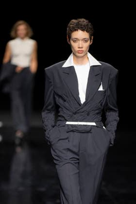 PFW - Issey Miyake Runway Models walks during Issey Miyake Women s Spring Summer 2027 collection fashion show as part of the Paris Fashion Week, in Paris on October 2, 2026. Photo by Eliot Blondet ABACAPRESS.COM Paris France France  Copyright: xBlondetxEliot ABACAx