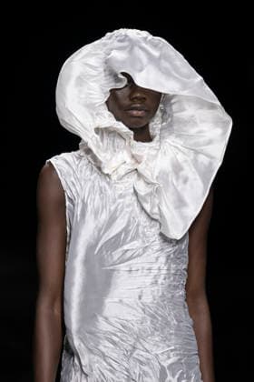 PFW - Issey Miyake Runway Models walks during Issey Miyake Women s Spring Summer 2027 collection fashion show as part of the Paris Fashion Week, in Paris on October 2, 2026. Photo by Eliot Blondet ABACAPRESS.COM Paris France France  Copyright: xBlondetxEliot ABACAx