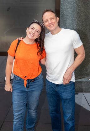 New York, NY- October 2: Ms. Rachel and Aron Accurso seen at ABC Studios on October 2, 2026. Copyright: xCamaraxPorter AdMediax MediaPunchx