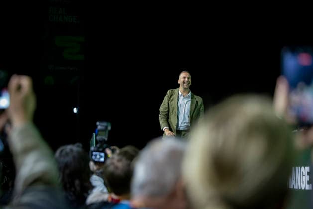 2 October 2026: Zack Polanski Delivers Green Party Leaders™ Speech at Annual Conference in Brighton BRIGHTON, ENGLAND 2 October 2026: Green Party leader Zack Polanski delivers his leaders™ speech at the Green Party annual conference at the Brighton Centre. Polanski outlined proposals for a three-year emergency brake on private rent increases, criticised the Labour government and called for the de-proscription of Palestine Action., Credit:Abdullah Bailey Anthony Bailey - B2421 Avalon  Copyright: xAbdullahxBaileyx xAnthonyxBaileyx-xB2421x xAvalonx 1140081285