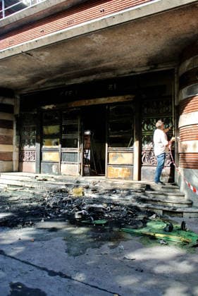 Student Protest - School Buildings Facades Set on Fire The façade of the Gaston-Bachelard high school in the 13th arrondissement damaged after the incident occurred as national student blockades forced the closure of more than 400 high schools amid rising political and security tensions. Paris, France, October 2, 2026 Photo Ait Adjedjou Karim ABACAPRESS.COM. Paris France Copyright: xAitxAdjedjouxKarim ABACAx